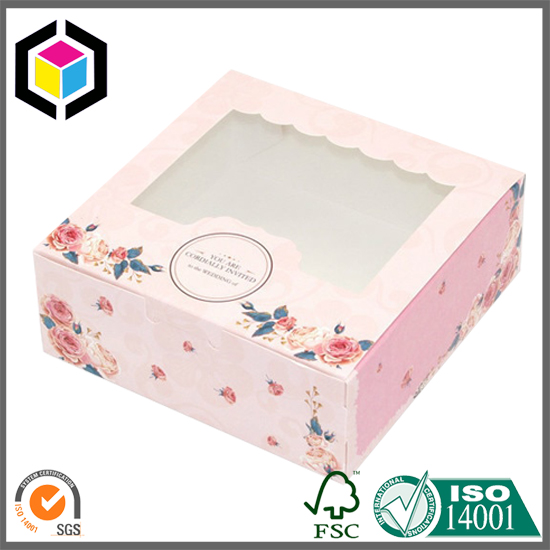 小号蛋糕盒定制，彩印蛋糕包装纸盒，宁波工厂