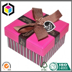 Sweet Love Color Print Rigid Cardboard Paper Gift Box