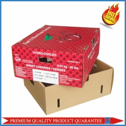 Cherry Packing Corrugated Boxes