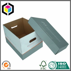 Flexo Color Printing Archive Storage Corrugated Box