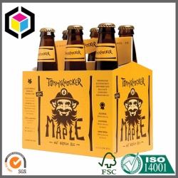 Color Printing 6 Pack Beer Carrier Box