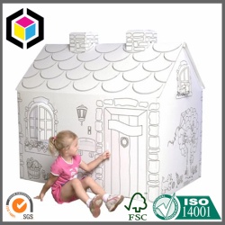 DIY Corrugated Cardboard Play House