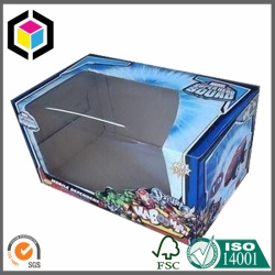 Plastic Window Corrugated Cardboard Box