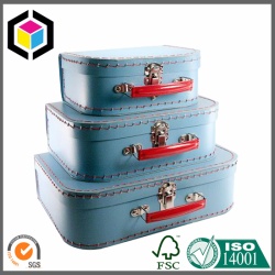 Kids Toy Paper Cardboard Suitcase Gift Box