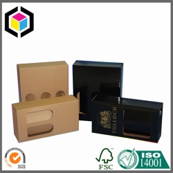 Full Color Offset Print Wine Carrier Corrugated Box