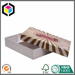 Rigid Dividers Black Chocolate Cardboard Paper Gift Box