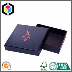 Red Foil Logo Two Piece Lift Lid Off Cardboard Paper Gift Box