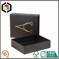 Two Piece Drawer Black Paper Gift Box