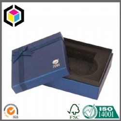 Custom Black Printing Gift Packaging Box with EVA Sponge Inlay