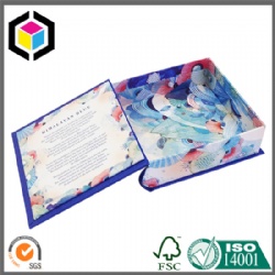 Full Color Litho Print Rigid Cardboard Paper Gift Jewelry Box