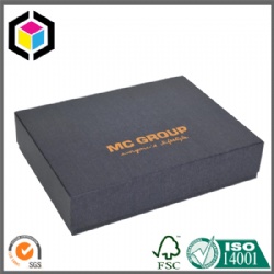 Fabric Leather Surface Rigid Cardboard Paper Gift Box
