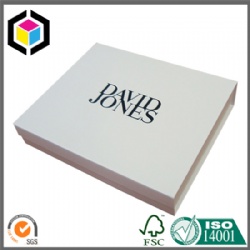 White Color Rigid Cardboard Magnet Close Paper Jewelry Box