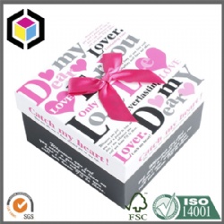 Valentine Day Colorful Print Cardboard Paper Gift Box