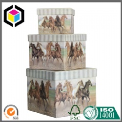 Small Size Two Pieces Rigid Paper Gift Packaging Box Set