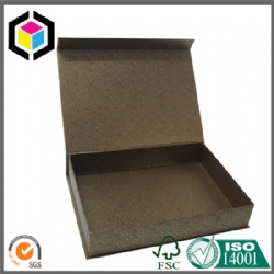 Luxury Brown Color Magnet Close Paper Gift Packaging Box