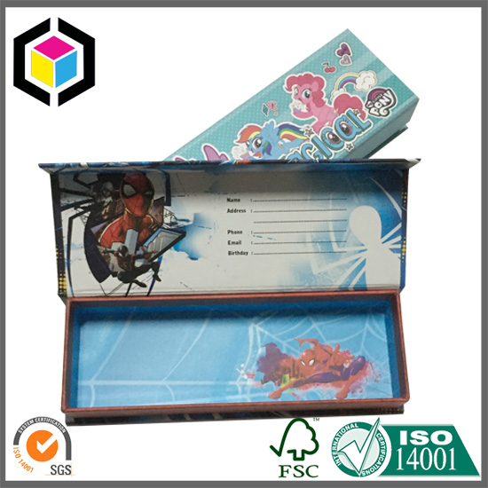 Magnet Close Rigid Cardboard MARVEL Paper Pencil Box