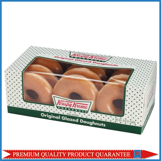 Paper Donuts Box with Clear Window