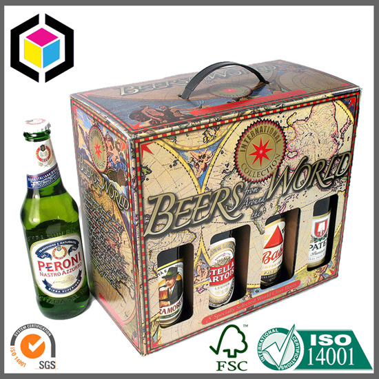 CMYK Full Color Offset Print Beer Carton Box