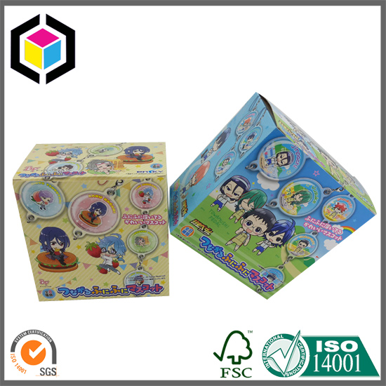 First Class Children Toy Color Paper Box, Toys Packaging Box
