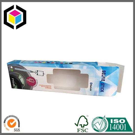 White Paperboard Open Window Color Paper Box