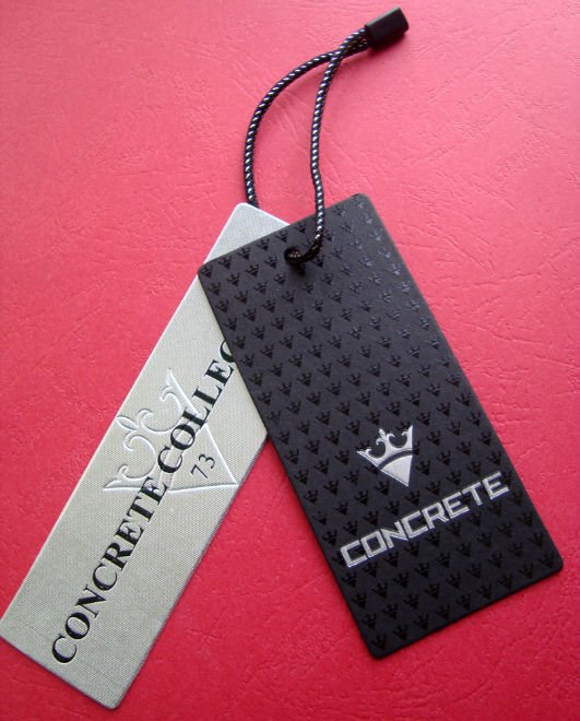 2013 garment paper hang tag