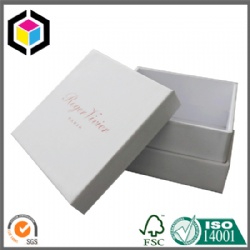 White Color Small Size Cardboard Paper Jewelry Gift Box