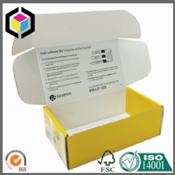 Two Sided Color Printing E Flute Corrugated Paper Shipping Box