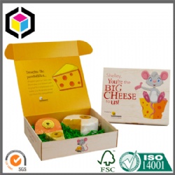 E Flute Color Printing Corrugated Shipping Box for Cheese