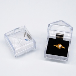 Transparent Rigid Acrylic Rigid Gift Box with Inlay Shangai