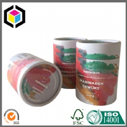 Customized CMYK Full Color Cylinder Round Paper Tube China