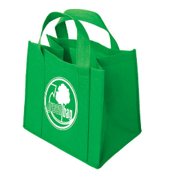 Green Non Woven Bag with Customized Logo