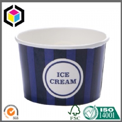 Coloured Print 8oz Ice Cream Cup with Paper Lid